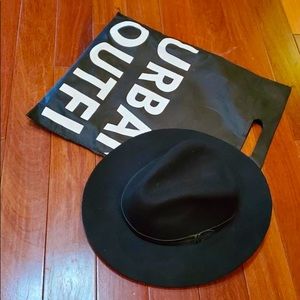 Urban outfitters flat brim Panama Hat